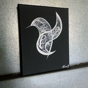 Lovely Star * Original Painting 
Hummingbird